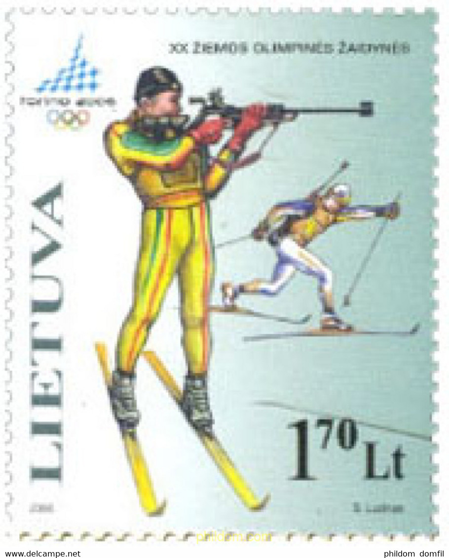 190958 MNH LITUANIA 2006 20 JUEGOS OLIMPICOS INVIERNO TURIN 2006 - Winter 2006: Turin