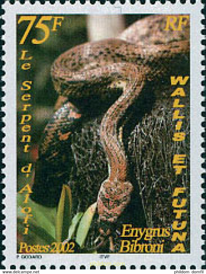 113568 MNH WALLIS Y FUTUNA 2002 LA SERPIENTE DE ALOFI - Gebraucht