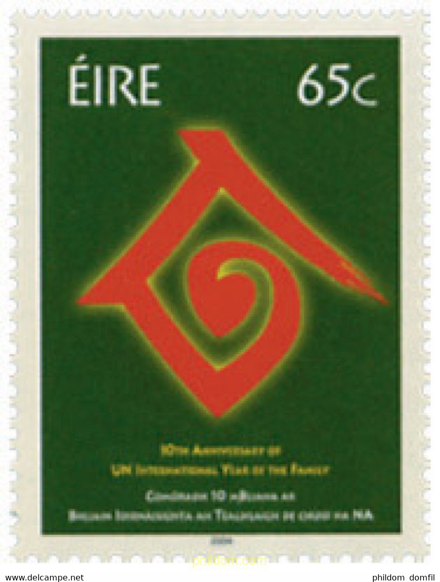 145788 MNH IRLANDA 2004 10 ANIVERSARIO DEL DIA INTERNACIONAL DE LA FAMILIA - Collections, Lots & Series