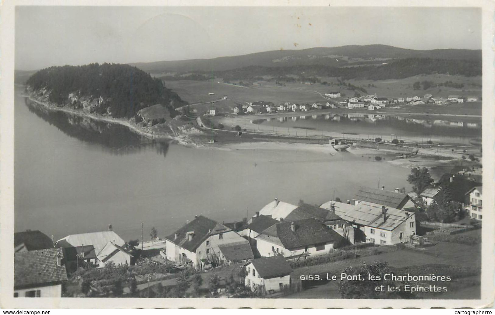 Switzerland Postcard Le Pont Les Charbonnieres Et Les Epinettes - Arbon