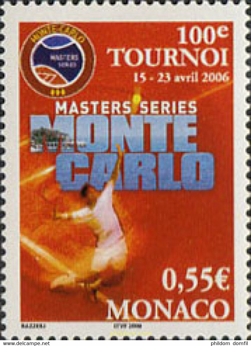 194472 MNH MONACO 2006 100 ANIVERSARIO DEL TORNEO MASTERS SERIES DE MONTECARLO - Other & Unclassified