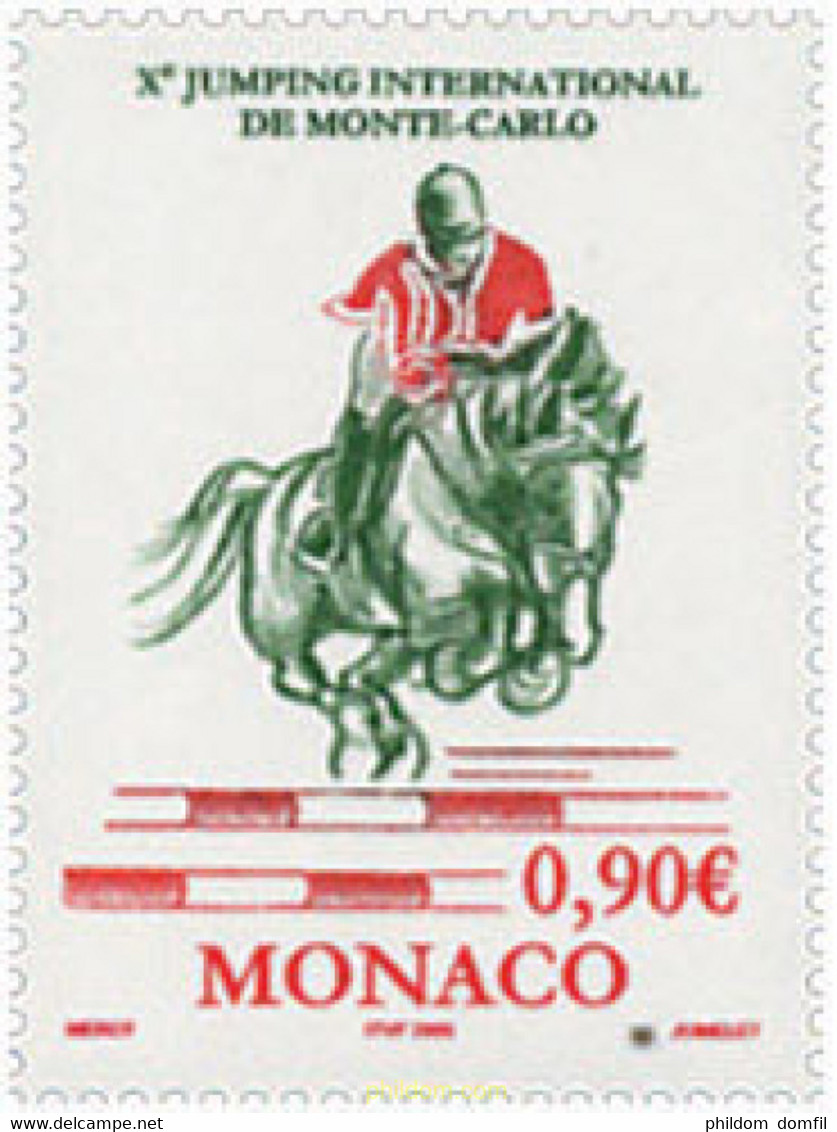 161313 MNH MONACO 2005 JUMPING INTERNACIONAL - Otros & Sin Clasificación