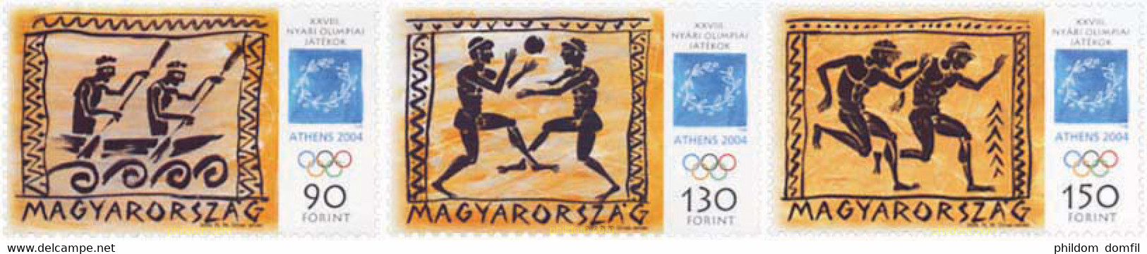 140041 MNH HUNGRIA 2004 28 JUEGOS OLIMPICOS DE VERANO ATENAS 2004 - Usati