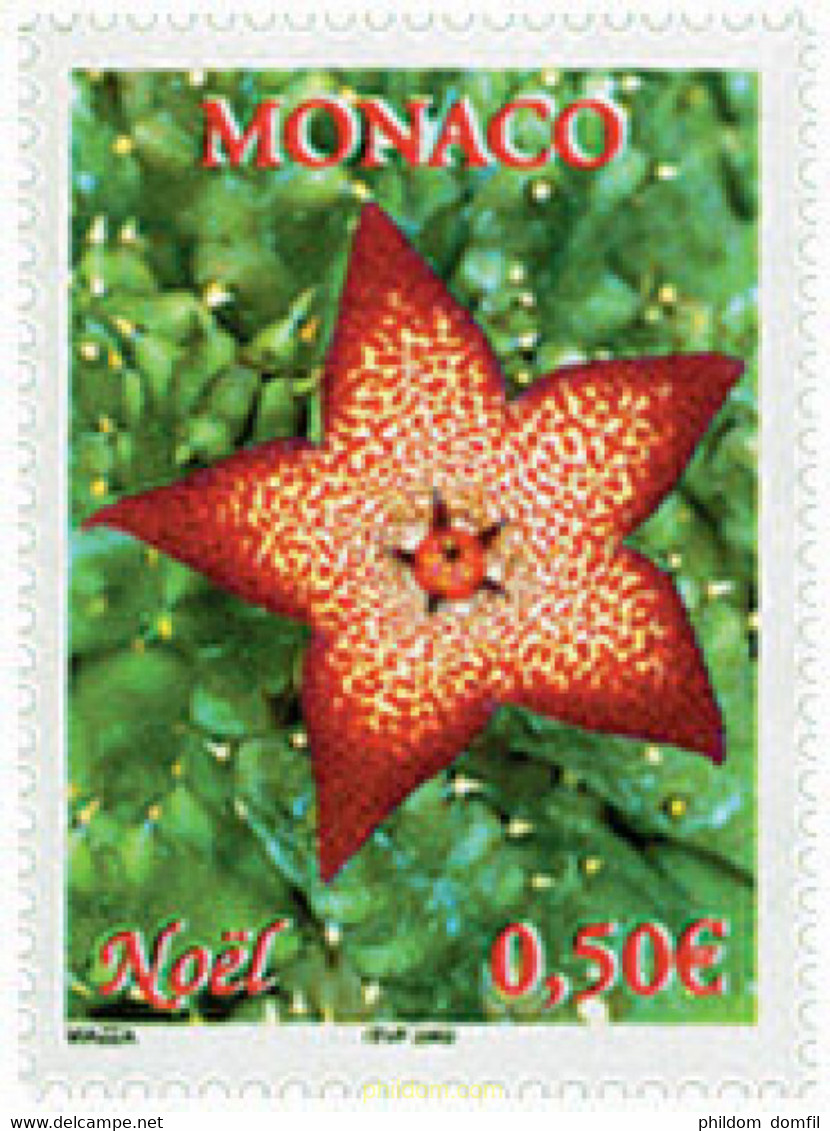 100472 MNH MONACO 2002 NAVIDAD - Autres & Non Classés