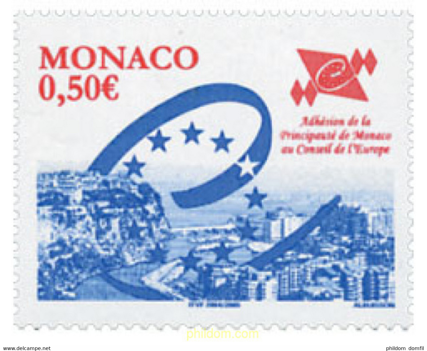 153369 MNH MONACO 2004 ADHESION AL CONSEJO DE EUROPA - Other & Unclassified