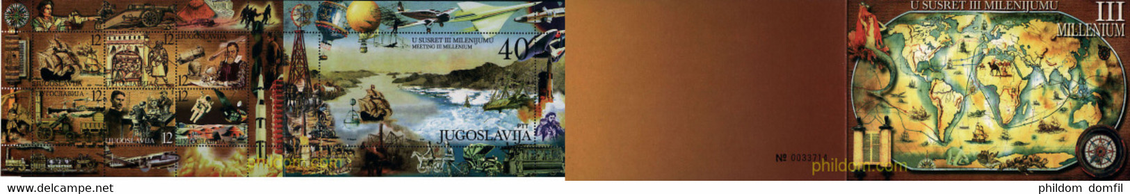 2220 MNH YUGOSLAVIA 2000 MILENIO - Gebruikt