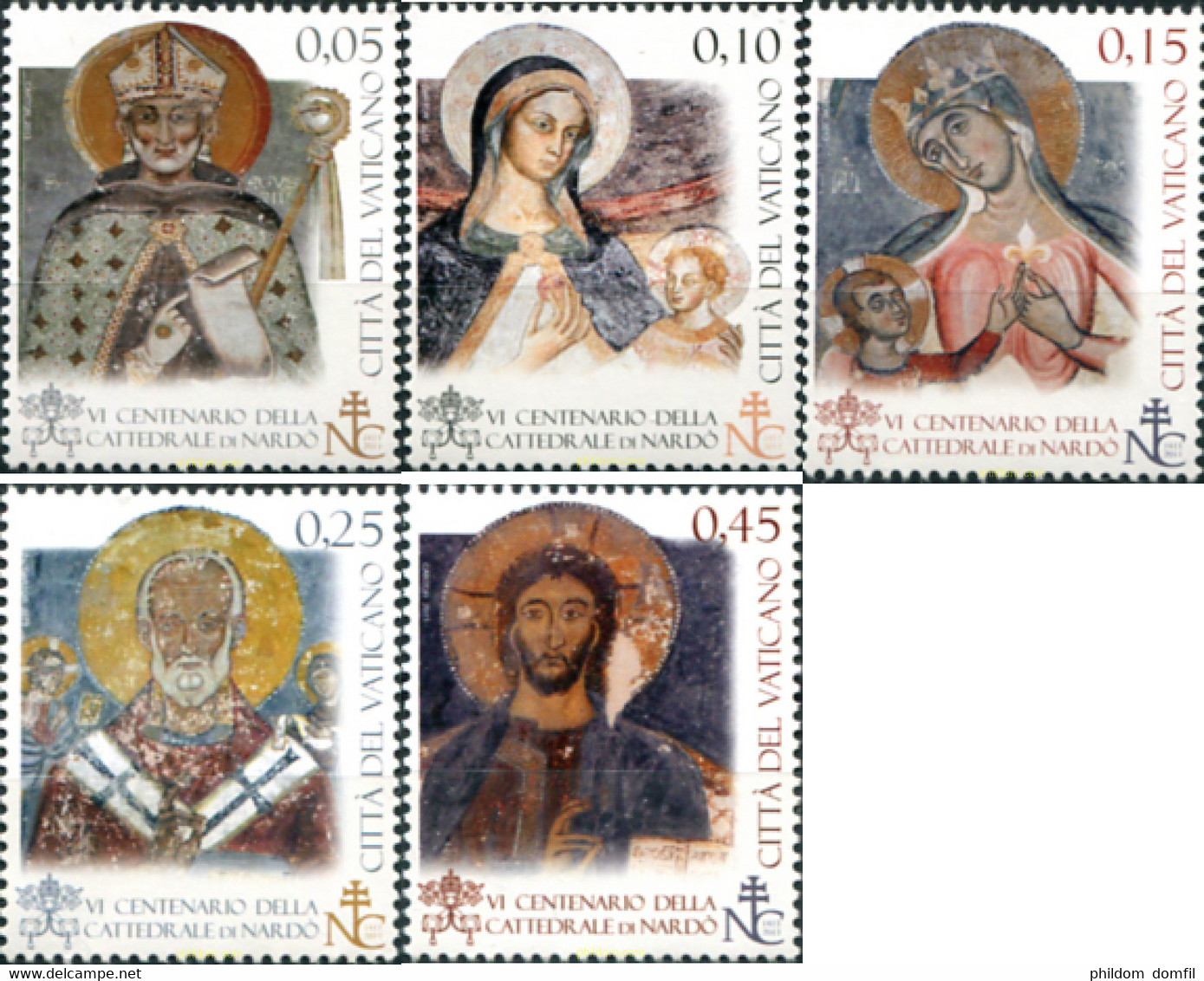 310555 MNH VATICANO 2013 600 ANIVERSARIO DE LA CATEDRAL DE NARDO - Gebraucht