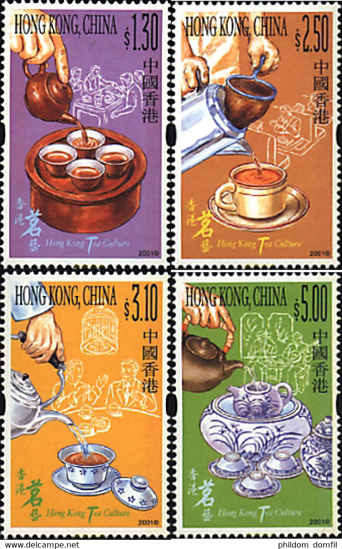 77989 MNH HONG KONG 2001 CULTURA DEL TE - Verzamelingen & Reeksen