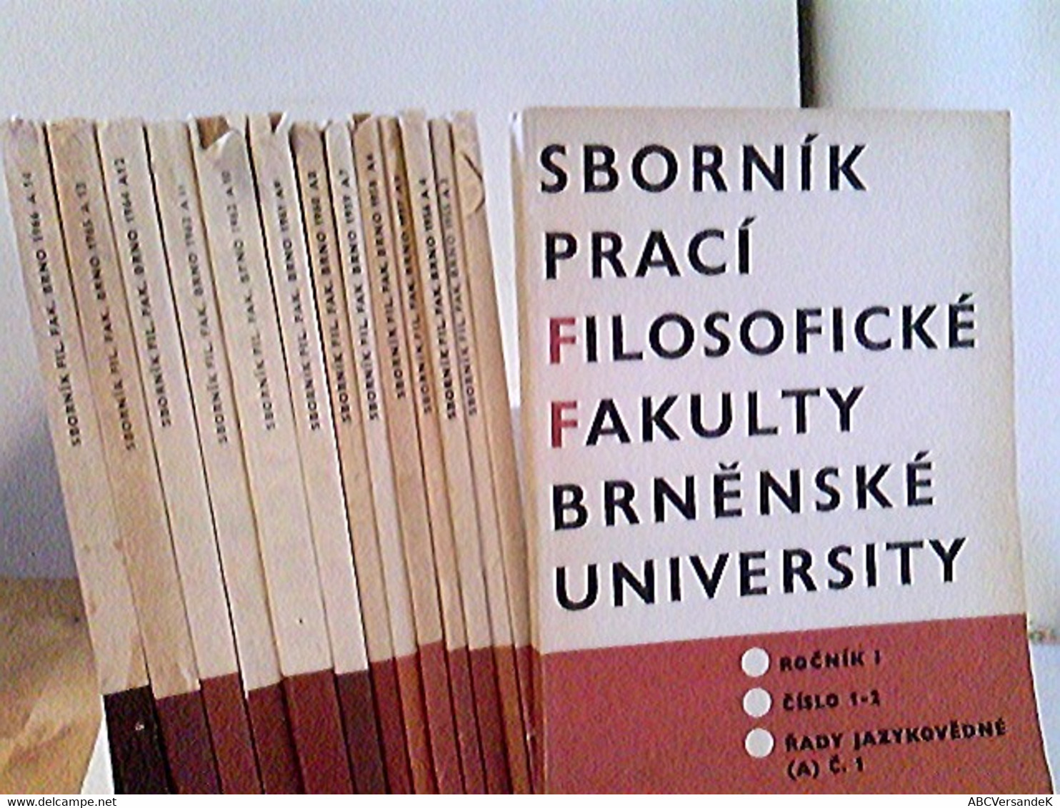 Konvolut: 14 Bände Sbornik Praci Filozoficke Fakulty Brnenske Univerzity. Studia Minora Facultatis Philosophic - Filosofía