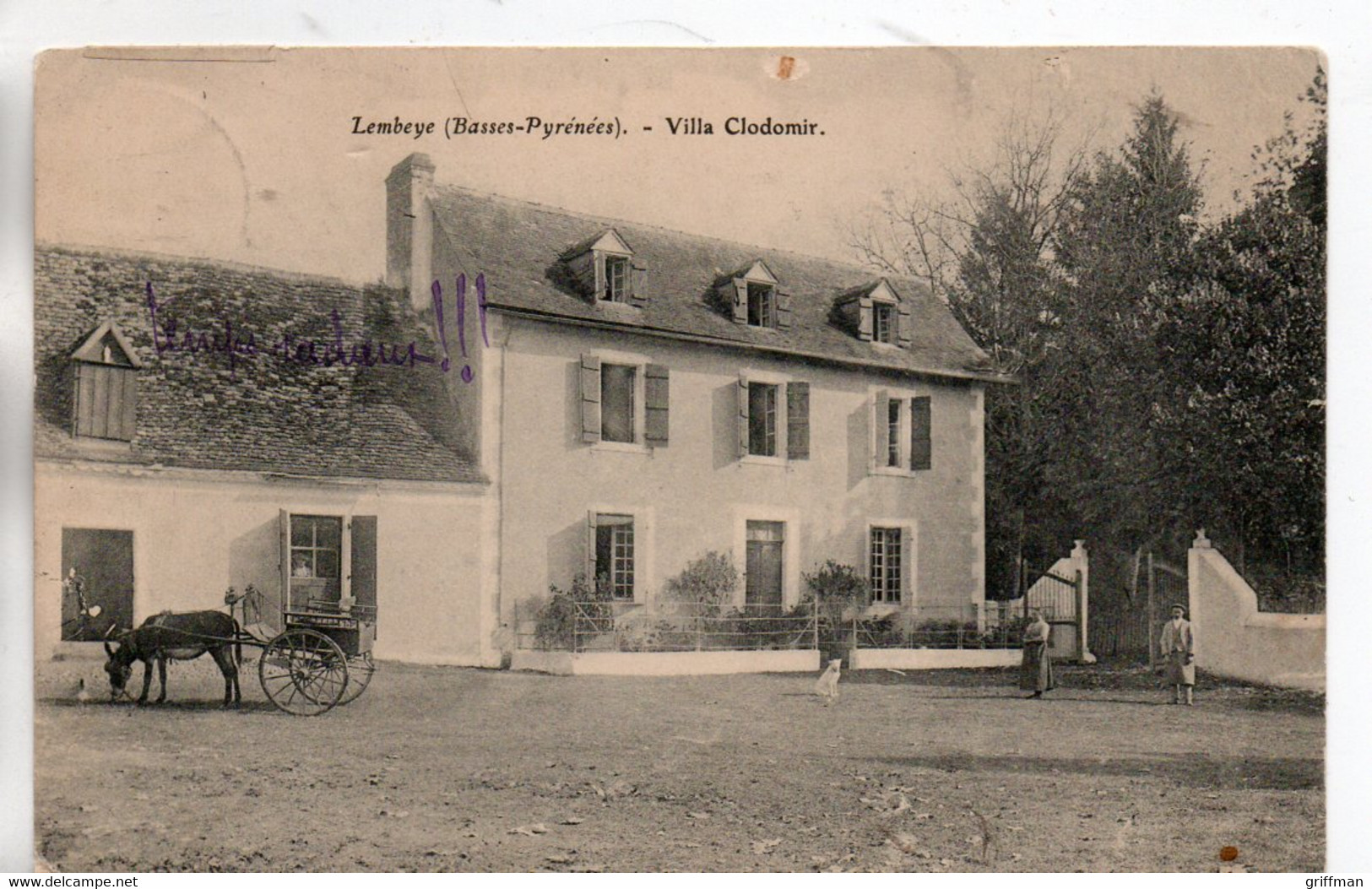 LEMBEYE VILLA CLODOMIR 1908 TBE - Lembeye