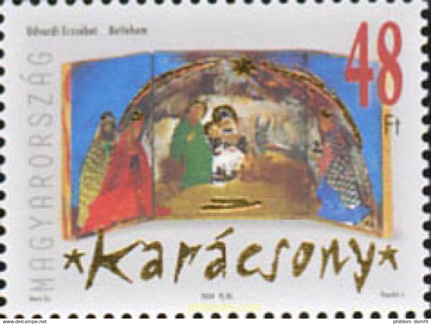 180799 MNH HUNGRIA 2004 NAVIDAD - Used Stamps