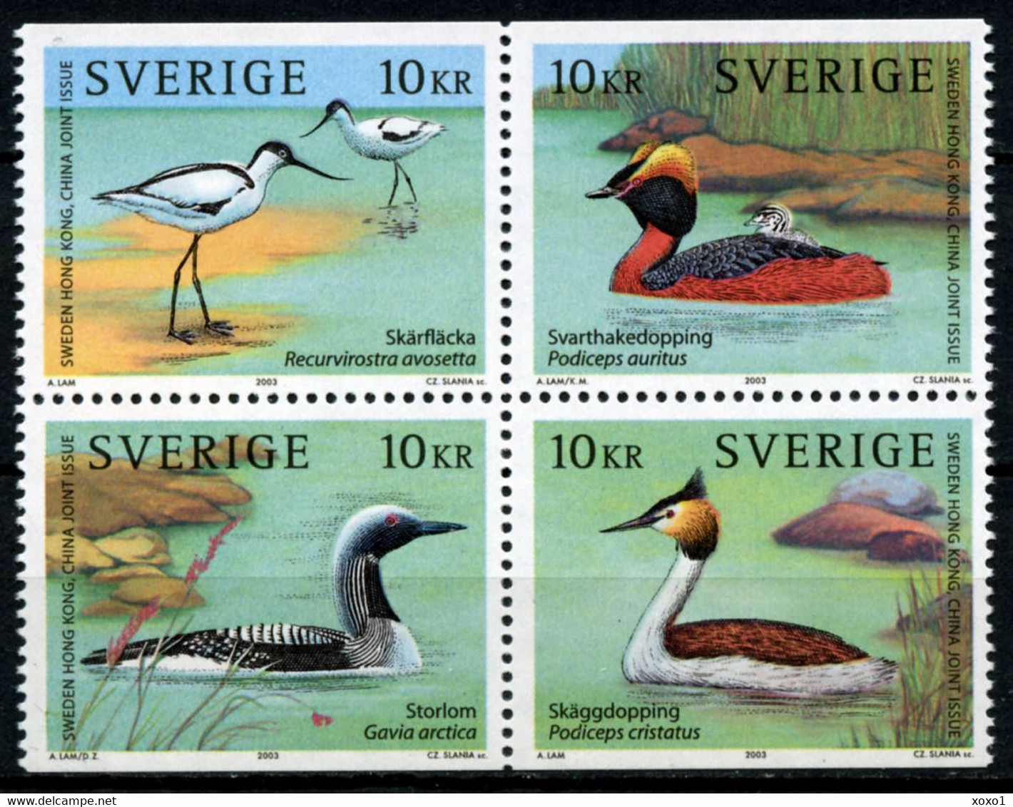 Sweden 2003 MiNr. 2371 - 2374 Schweden  Sverige Birds   4v  MNH**  8.80 € - Oies