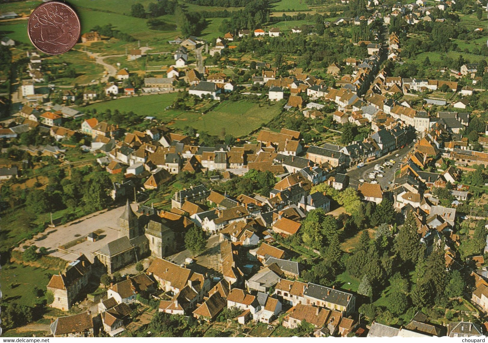 19- Carte  Postale Semi Moderne De   LUBERSAC   Vue Aérienne - Other & Unclassified