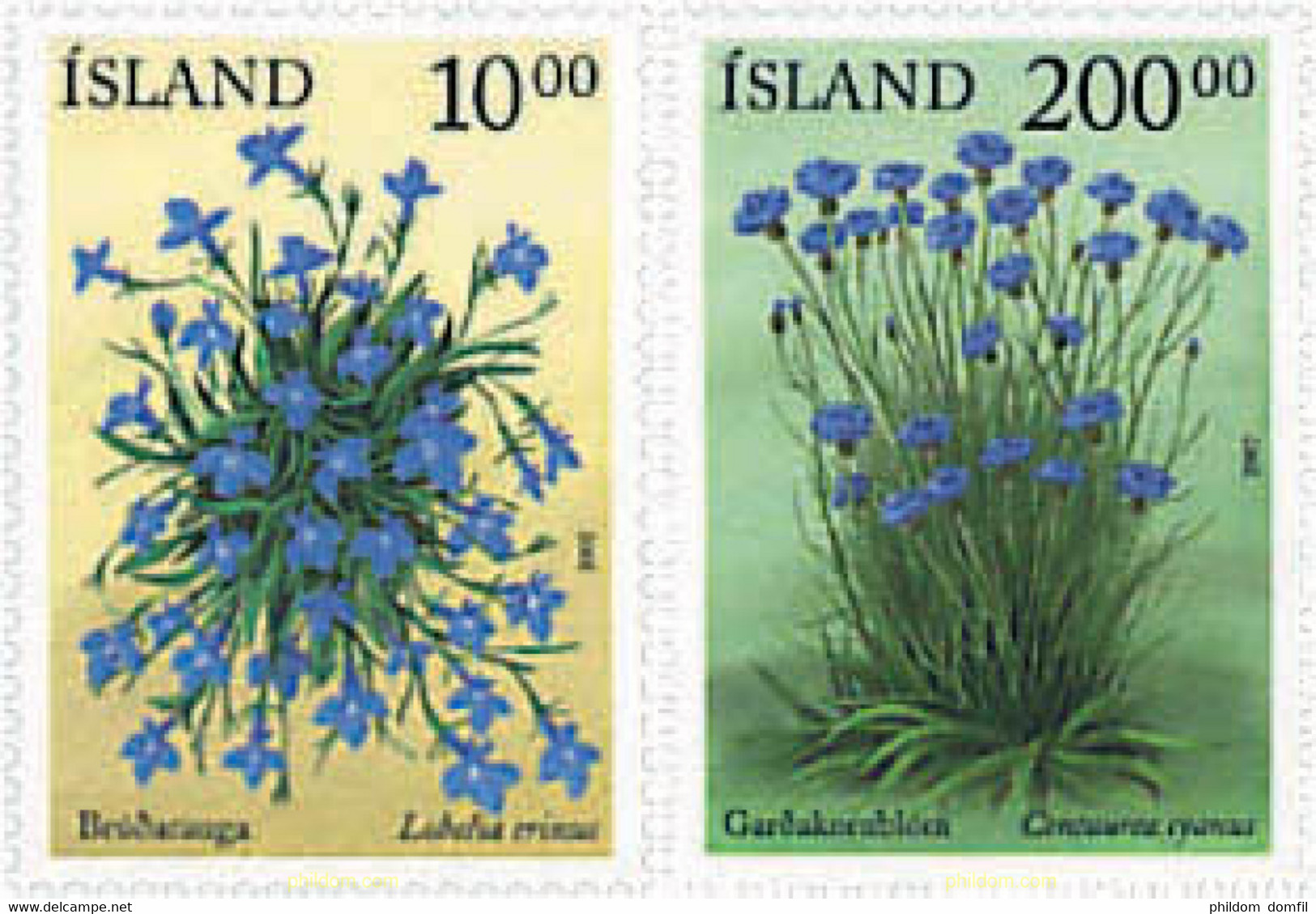 98065 MNH ISLANDIA 2002 FLORES DE VERANO - Collezioni & Lotti