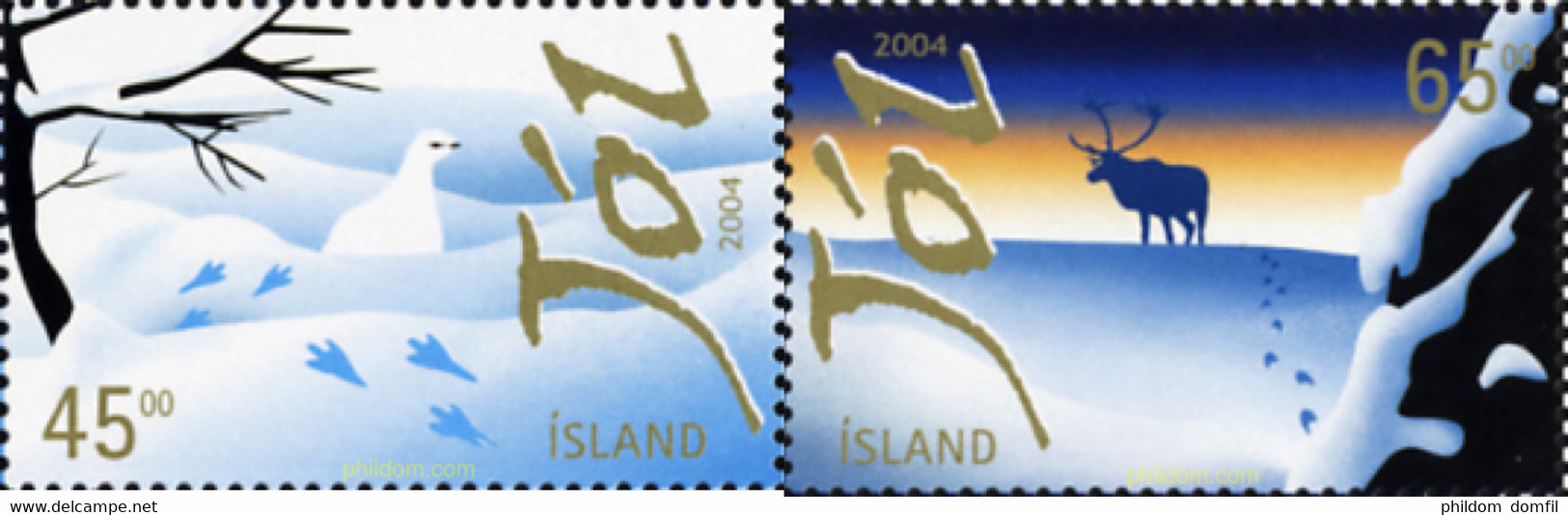 157844 MNH ISLANDIA 2004 NAVIDAD 2004 - Collezioni & Lotti