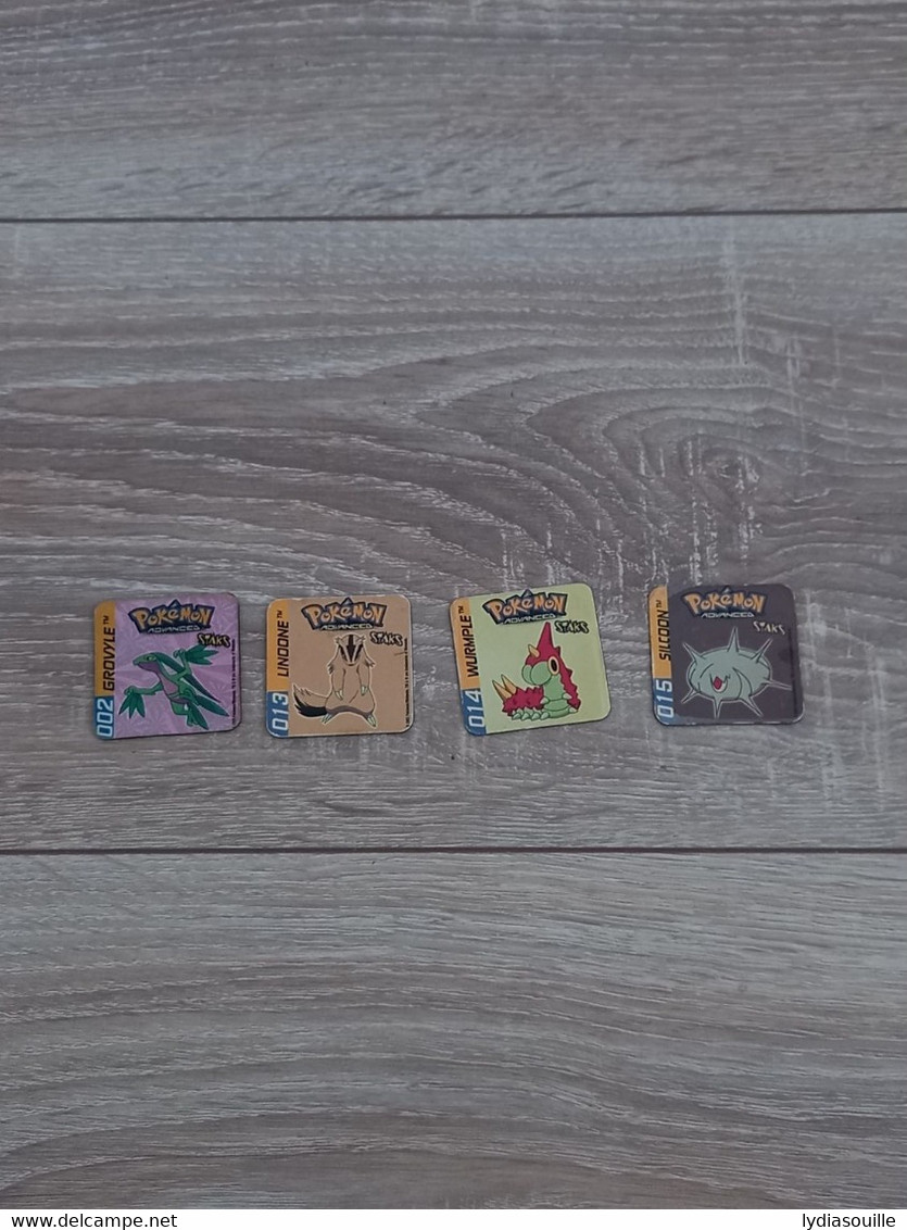 Lot De 4 Magnets POKEMON Pour Collection - Characters