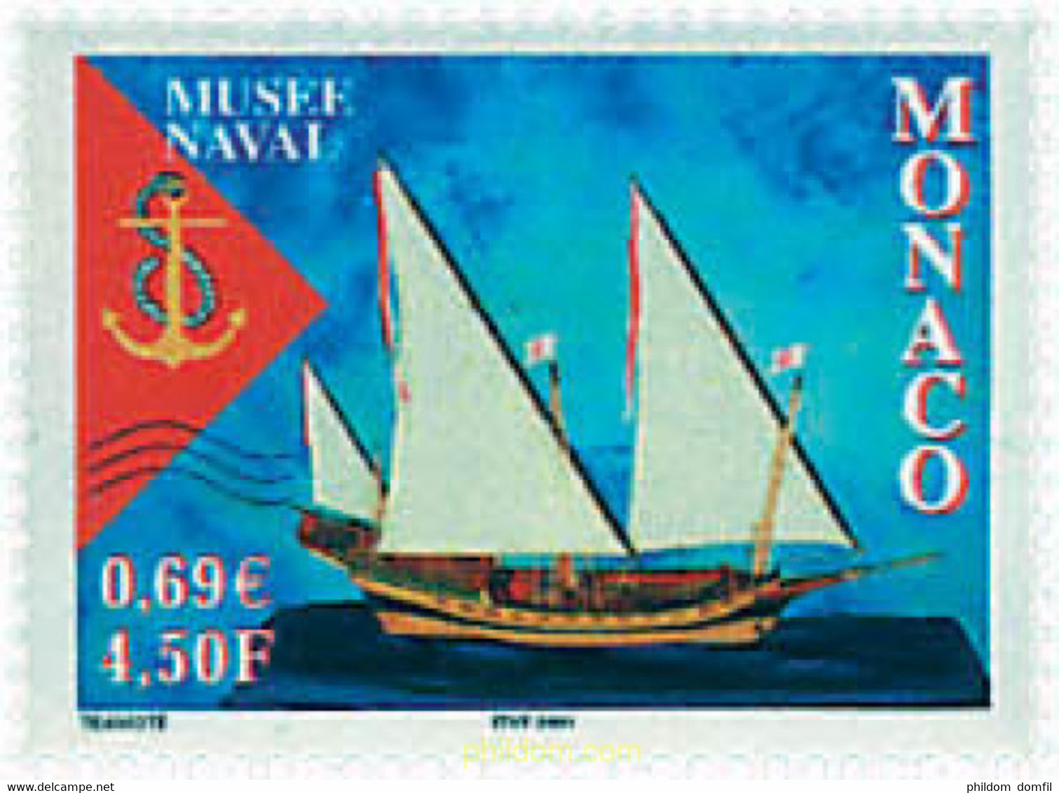 76863 MNH MONACO 2001 MUSEO NAVAL - Other & Unclassified