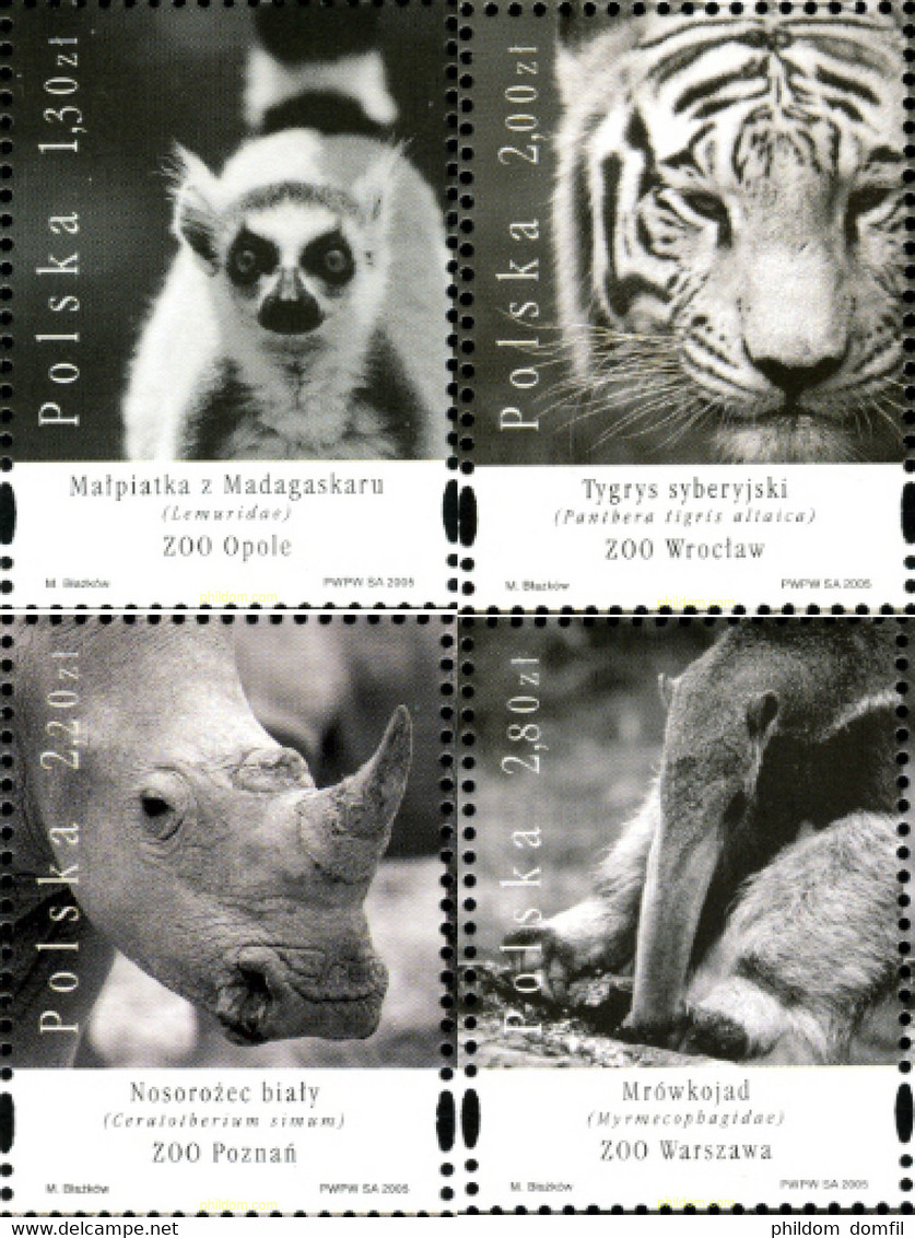 188379 MNH POLONIA 2005 JARDINES ZOOLOGICOS DE POLONIA - Sin Clasificación