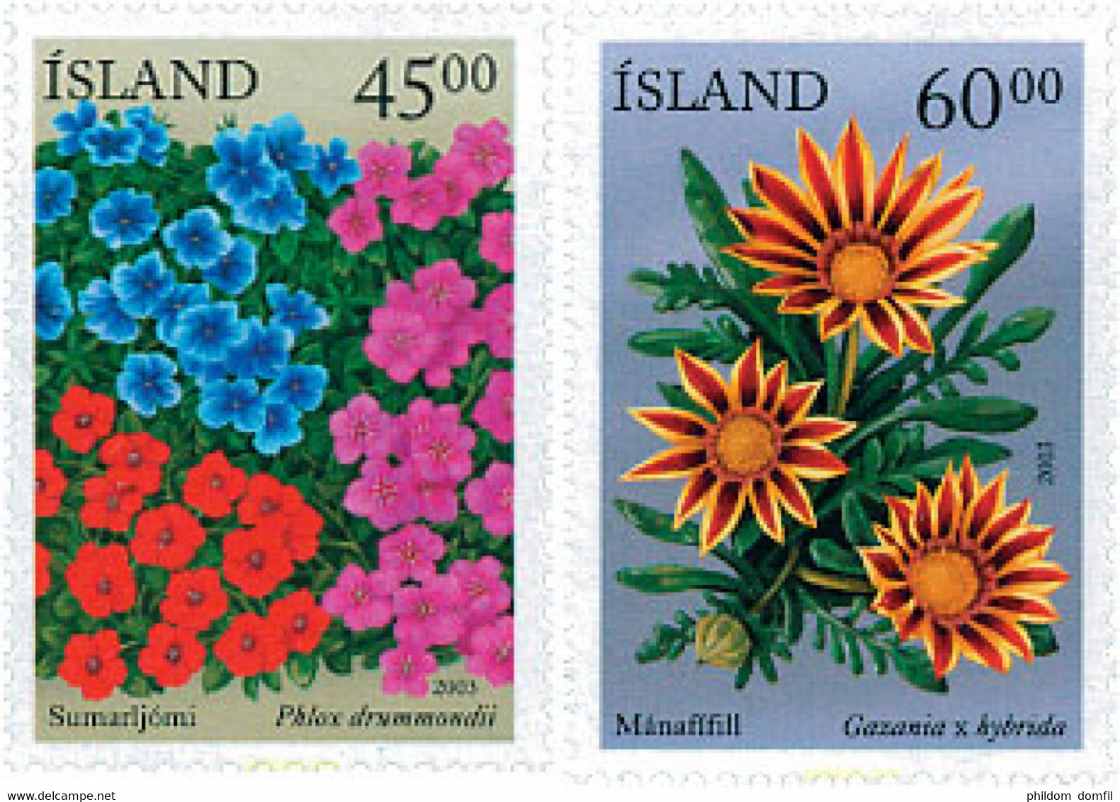 114632 MNH ISLANDIA 2003 FLORES DE VERANO - Verzamelingen & Reeksen