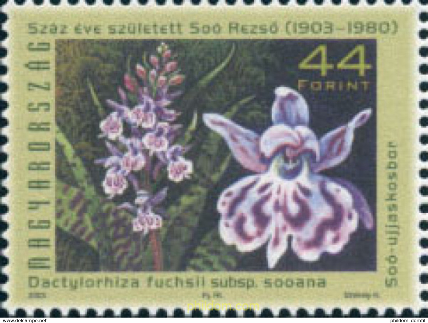137029 MNH HUNGRIA 2003 CENTENARIO DEL NACIMIENTO DE REZSO SOO - Used Stamps