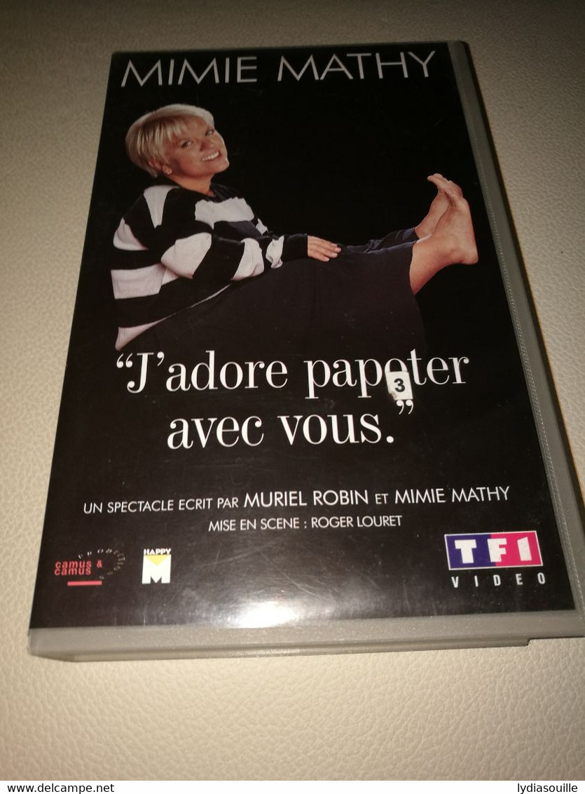 Mimie Mathy - J'adore Papoter Avec Vous  (vhs) - Children & Family