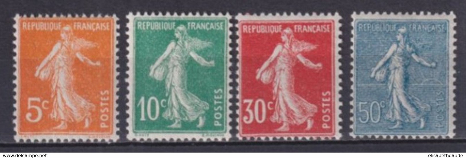 SEMEUSE - 1921- SERIE COMPLETE YVERT N° 158/161 * MH - COTE = 40 EUR - Neufs