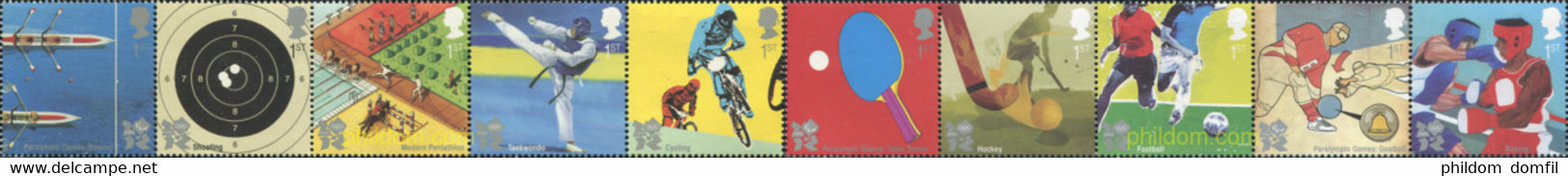 326764 MNH GRAN BRETAÑA 2010 JUEGOS PARALIMPICOS LONDRES 2012 - Non Classificati