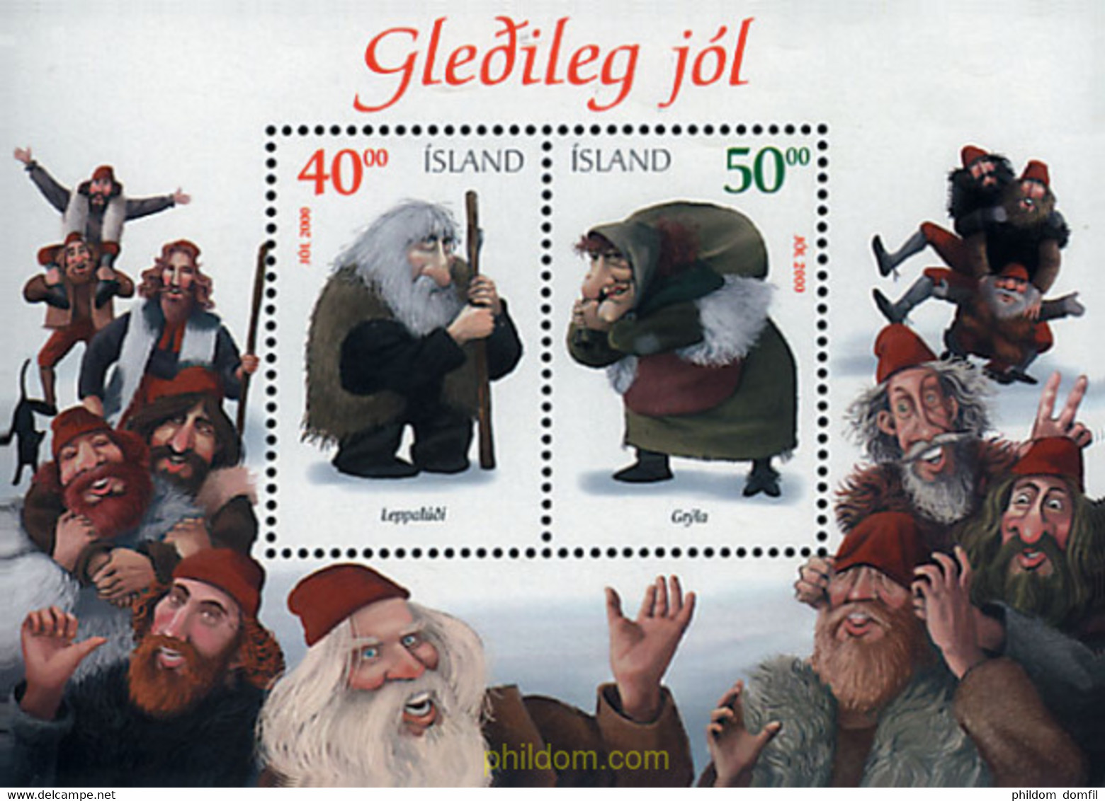 55916 MNH ISLANDIA 2000 NAVIDAD - Collections, Lots & Séries