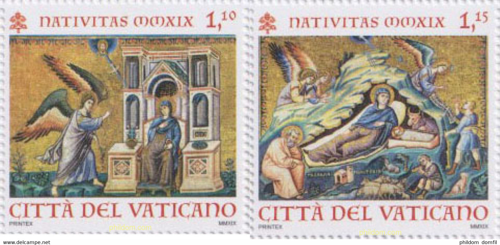 619097 MNH VATICANO 2019 NAVIDAD - Used Stamps