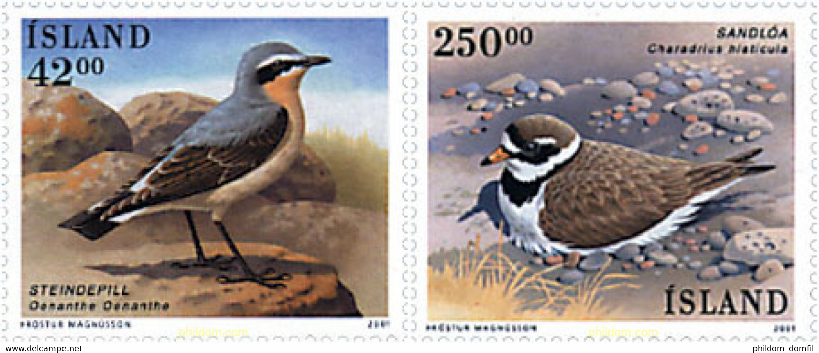 81278 MNH ISLANDIA 2001 AVES - Collezioni & Lotti