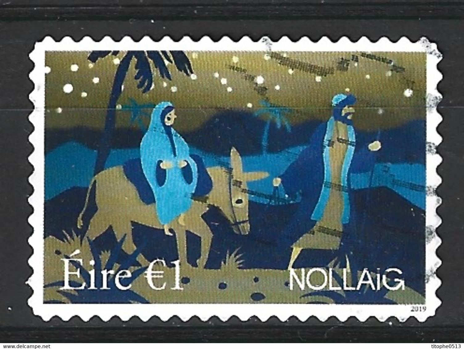 IRLANDE. Timbre De 2019 Oblitéré. Ane. - Donkeys