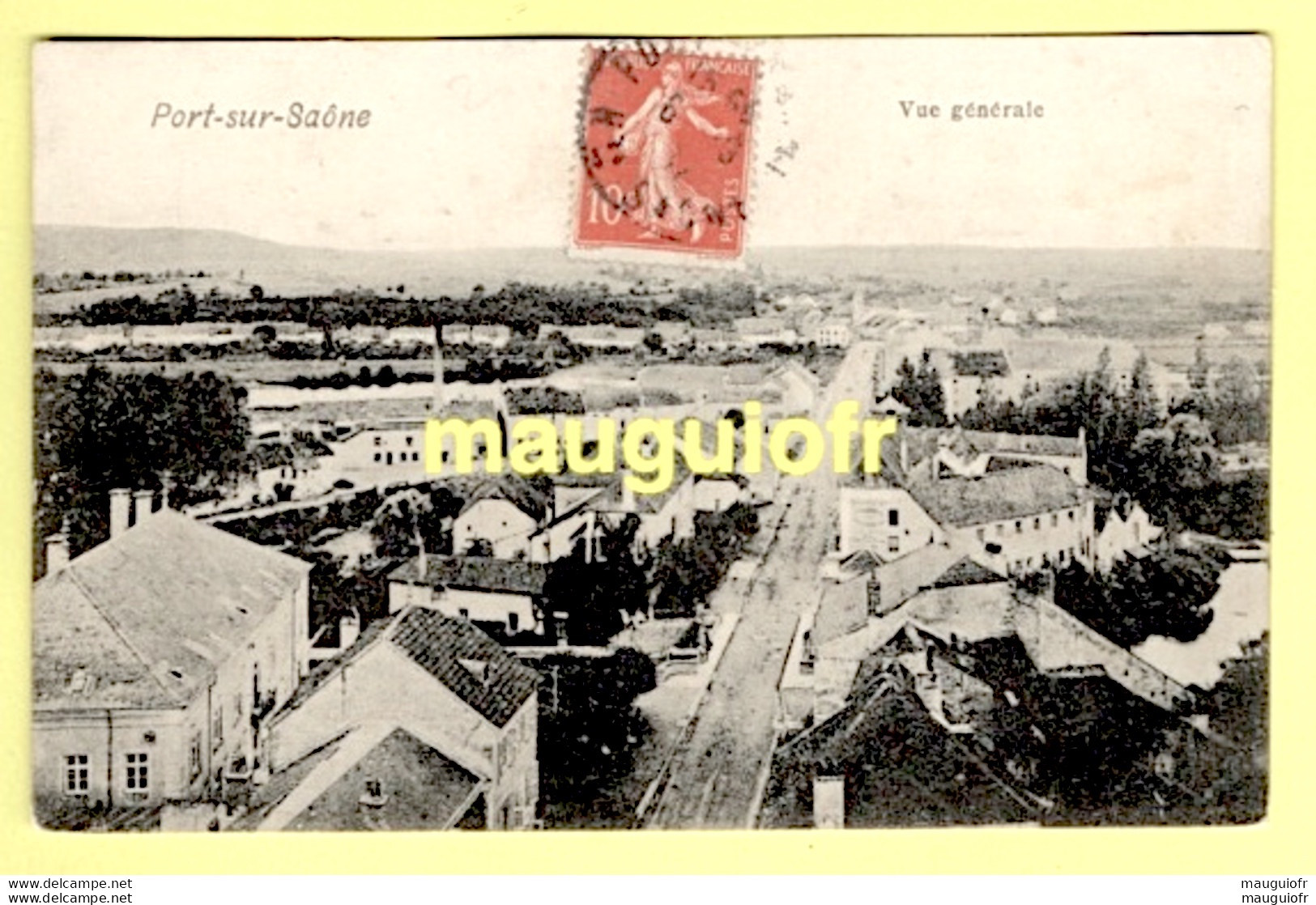 70 HAUTE-SAÔNE / PORT-SUR-SAÔNE / VUE GENERALE / 1907 - Port-sur-Saône