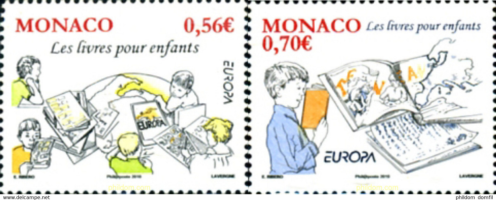 250057 MNH MONACO 2010 EUROPA CEPT 2010 - LIBROS INFANTILES - Sonstige & Ohne Zuordnung