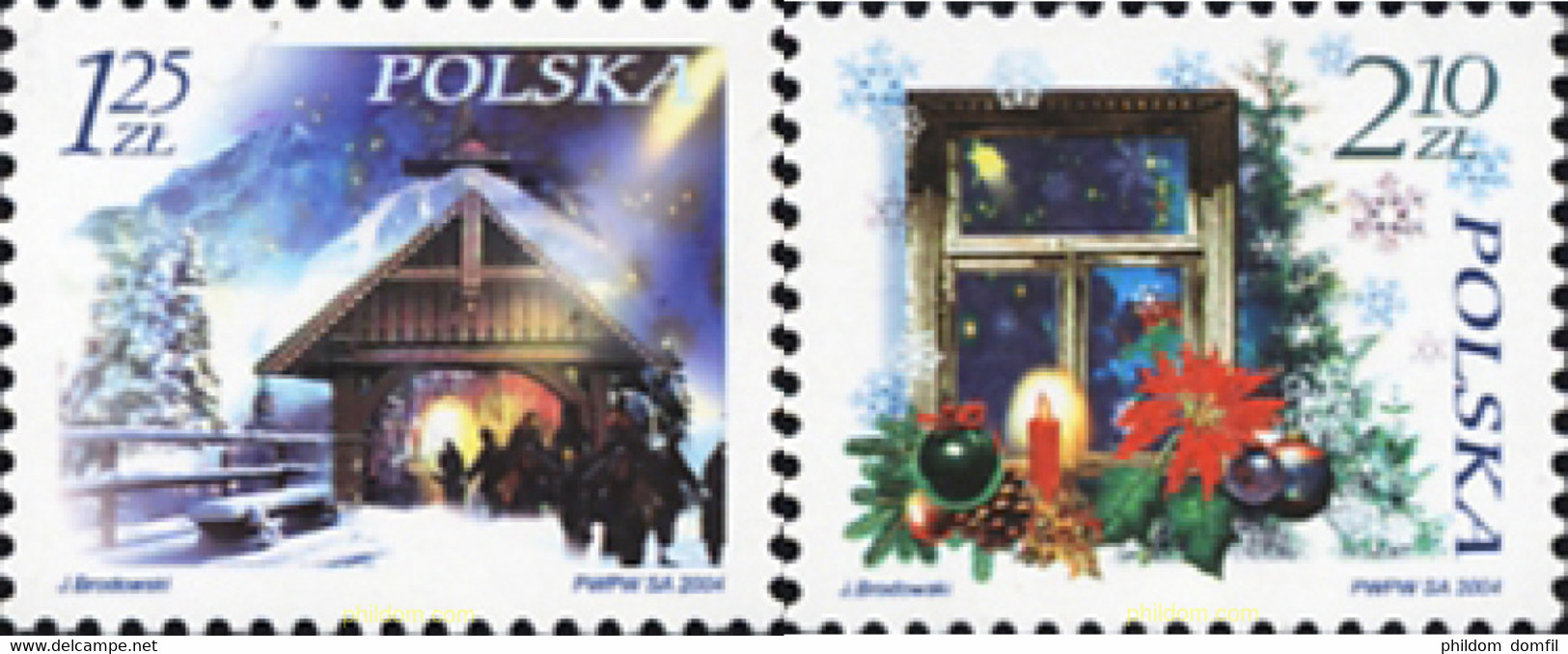 169830 MNH POLONIA 2004 NAVIDAD - Unclassified