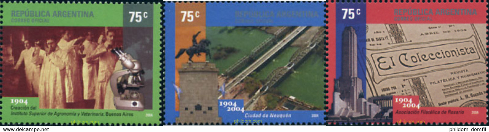 169115 MNH ARGENTINA 2004 INSTITUTO DE AGRONOMIA Y VETERINARIA - Used Stamps