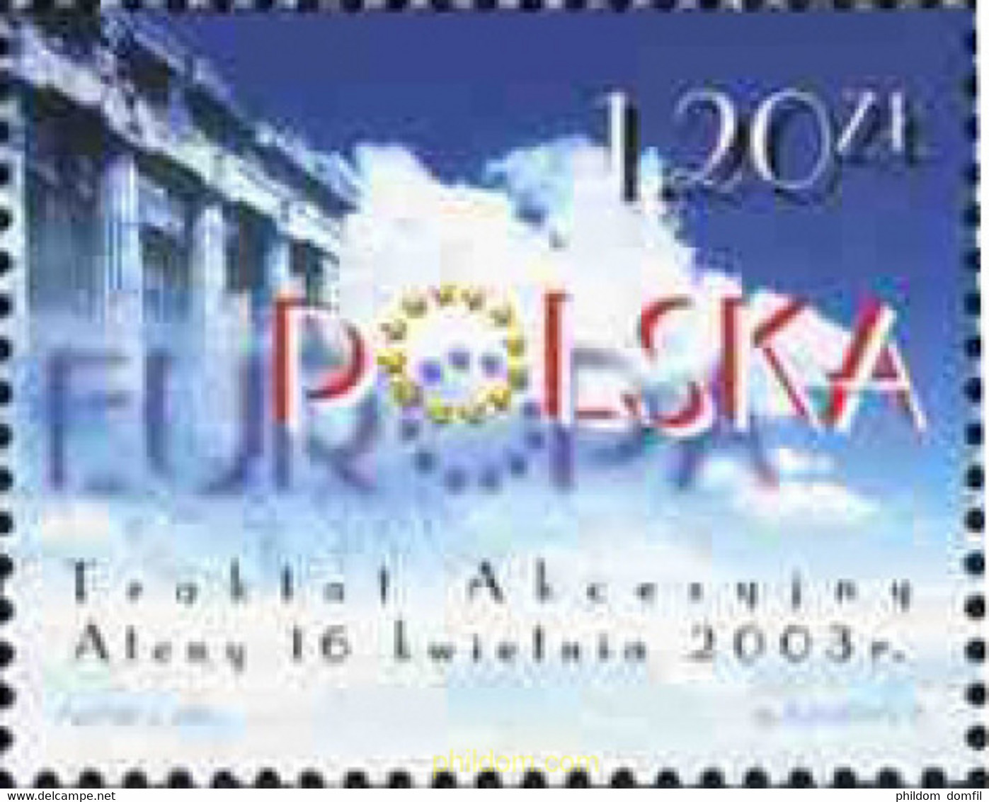 132651 MNH POLONIA 2003 POLONIA Y LA UNION EUROPEA - Ohne Zuordnung