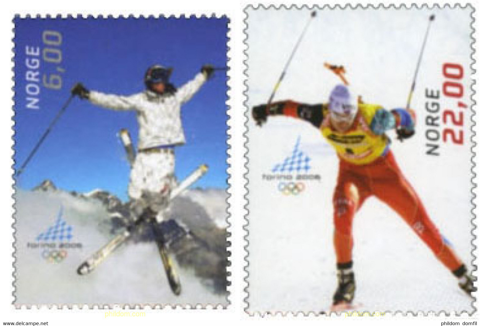 188829 MNH NORUEGA 2006 20 JUEGOS OLIMPICOS INVIERNO TURIN 2006 - Winter 2006: Torino