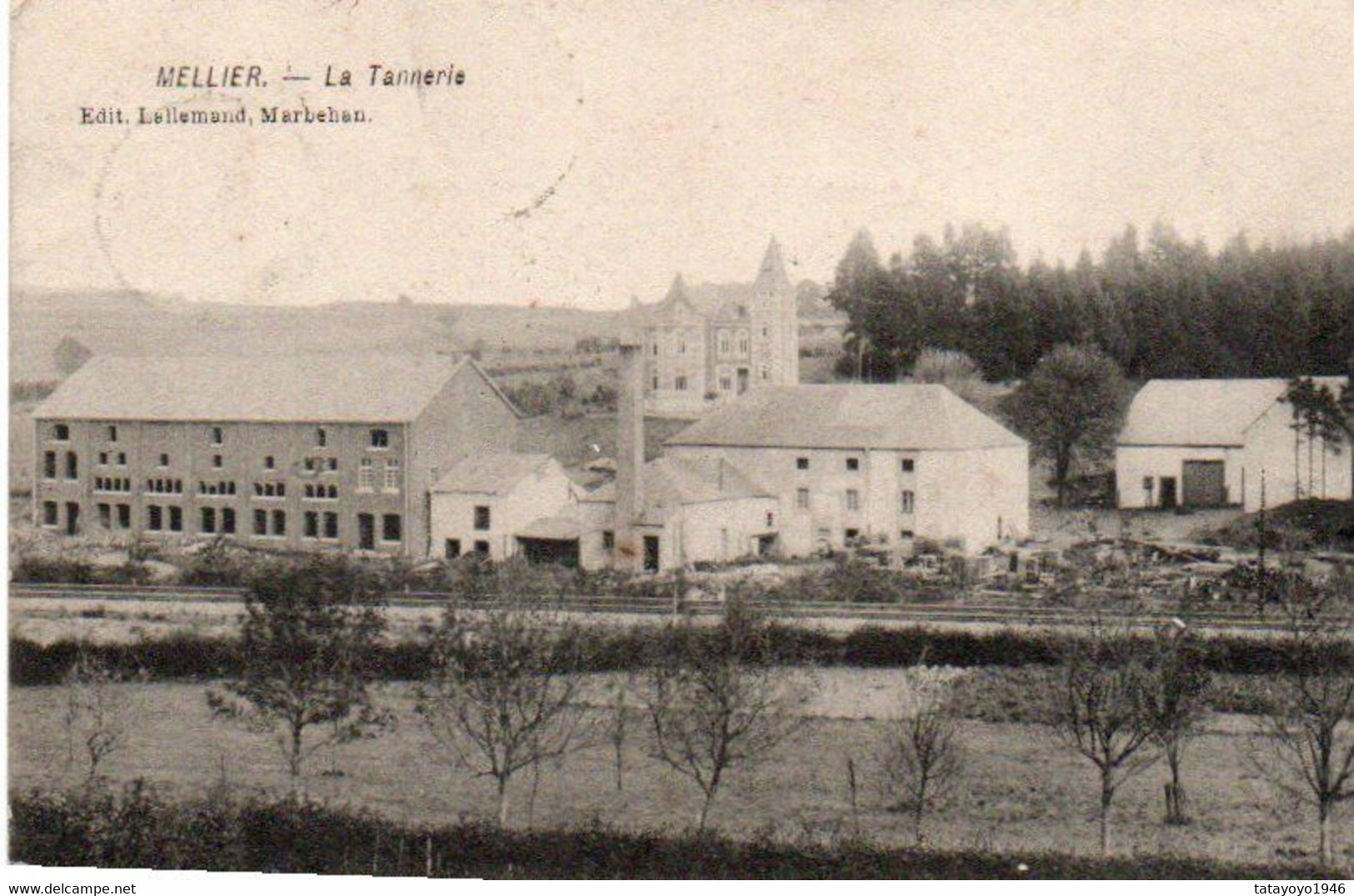 Mellier La Tannerie  Voyagé En 1906 - Léglise