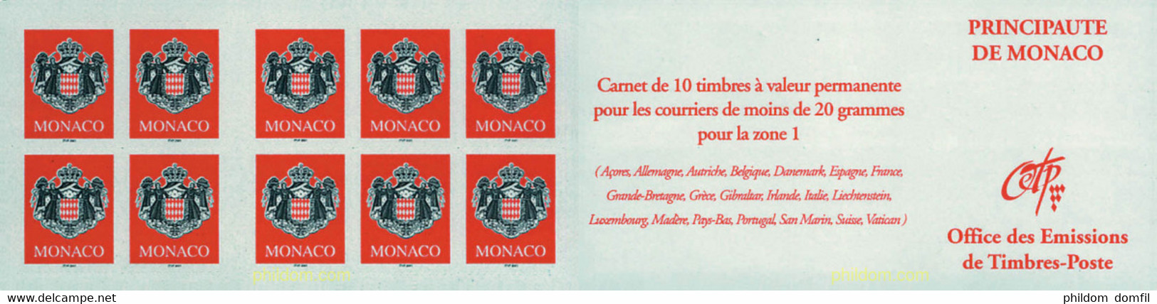 2412 MNH MONACO 2000 ESCUDO DE MONACO - Altri & Non Classificati