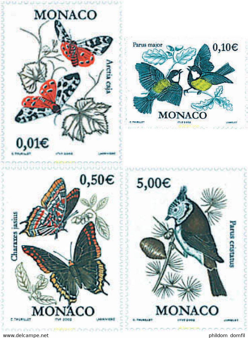 228044 MNH MONACO 2002 NATURALEZA - Andere & Zonder Classificatie