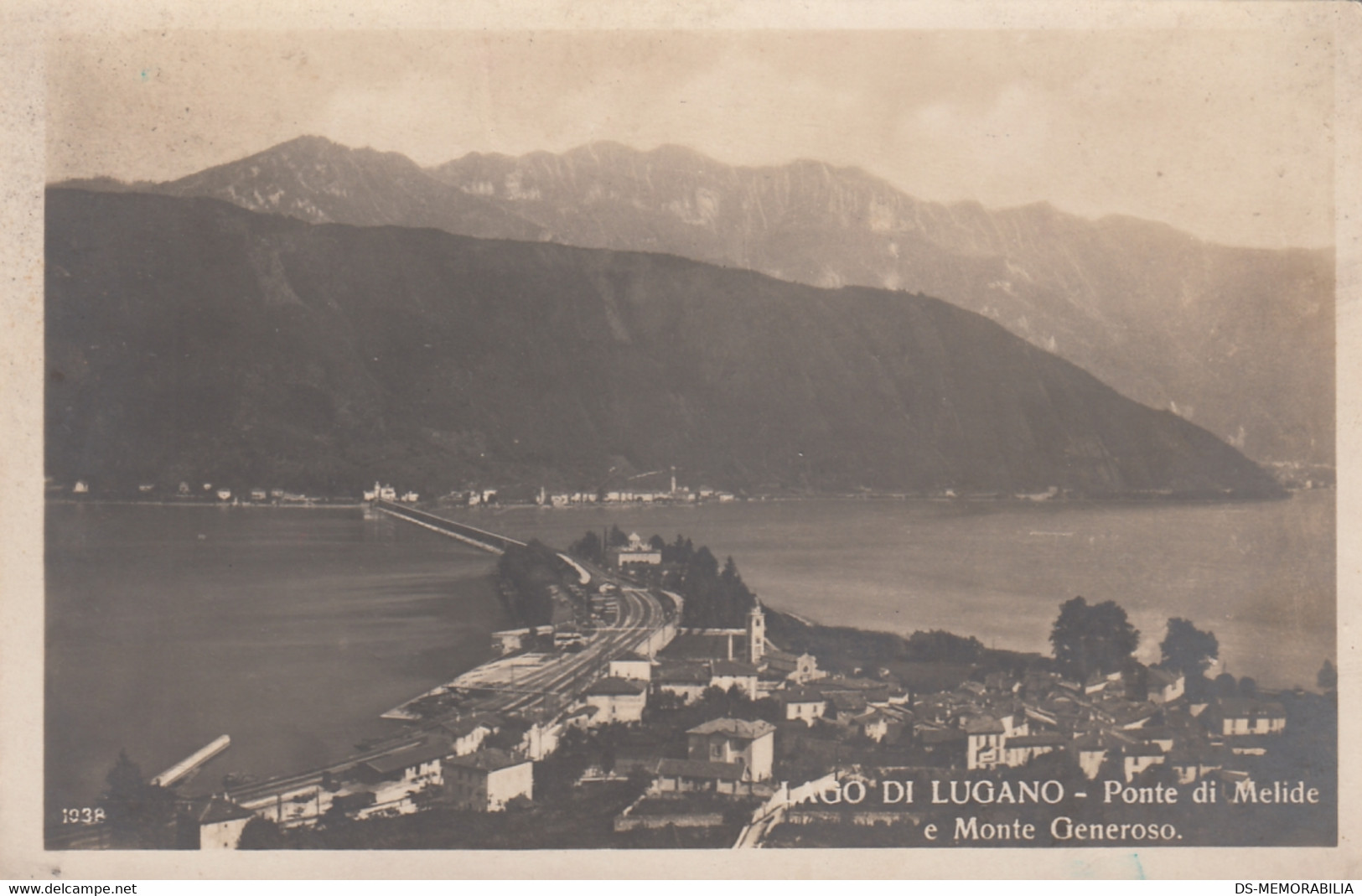 Lugano - Ponte Di Melide E Monte Generoso , Stazione Gare Bahnhof - Melide