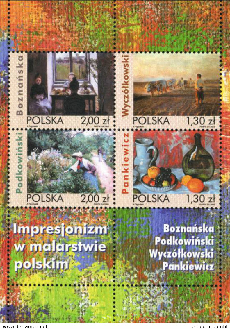 188632 MNH POLONIA 2005 PINTURA IMPRESIONISTA - Ohne Zuordnung