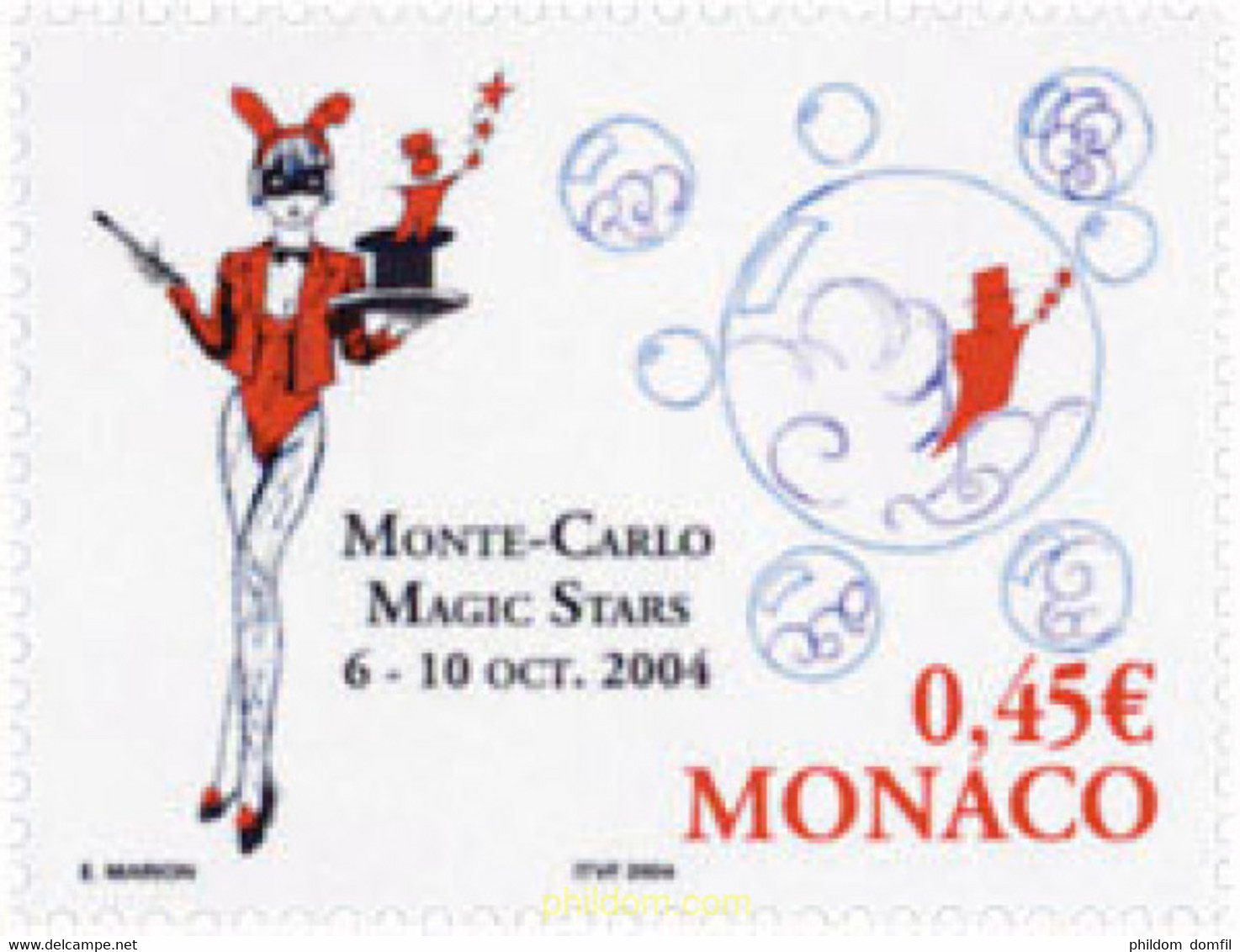 142044 MNH MONACO 2004 MONTECARLO MAGIC STARS - Andere & Zonder Classificatie