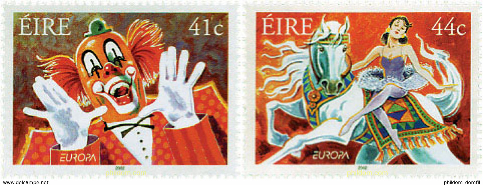 98473 MNH IRLANDA 2002 EUROPA CEPT 2002 - EL CIRCO - Collections, Lots & Series