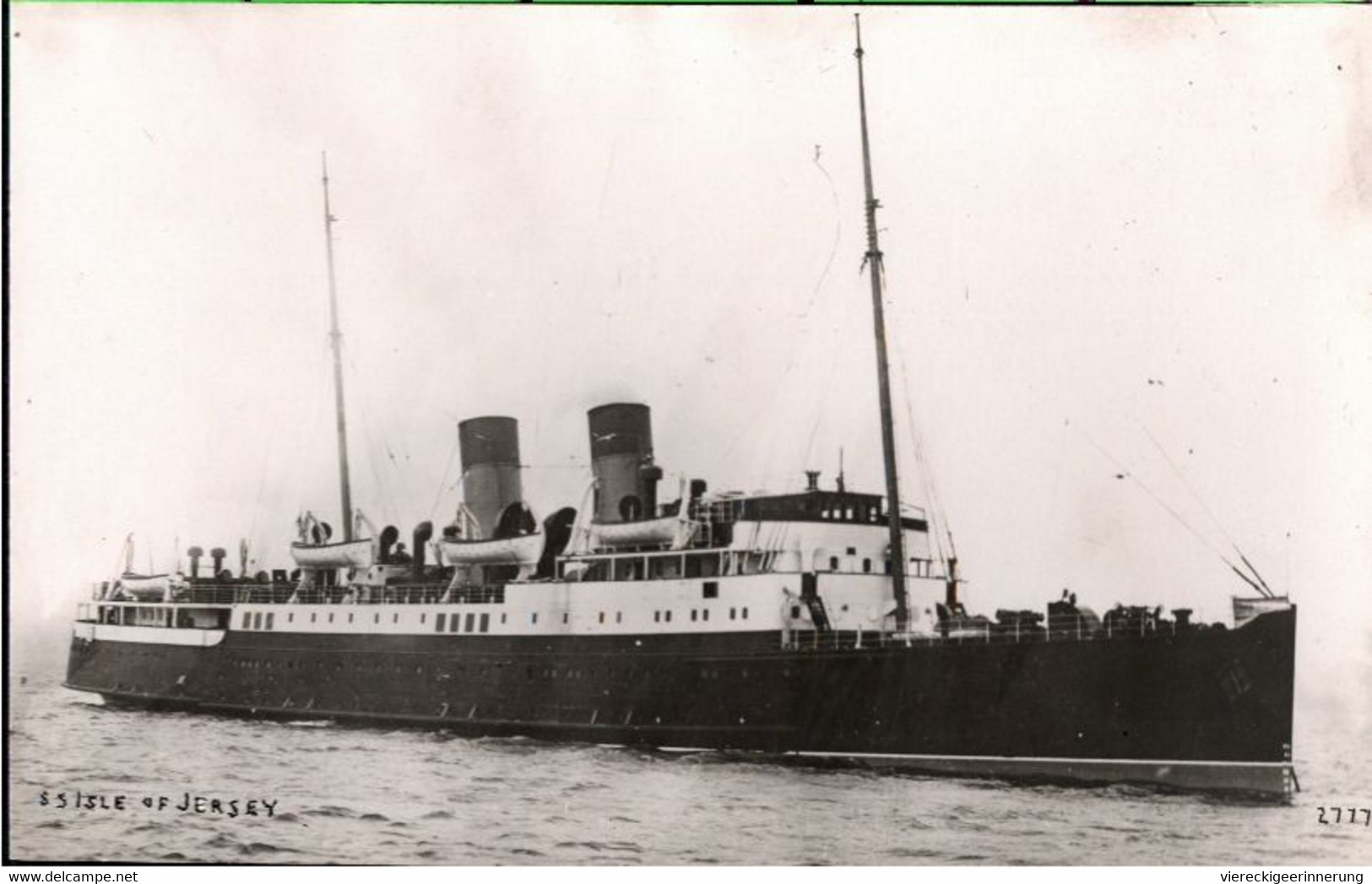 ! Postcard, Photo, Foto, SS Isle Of Jersey, Great Western Railway - Paquebots