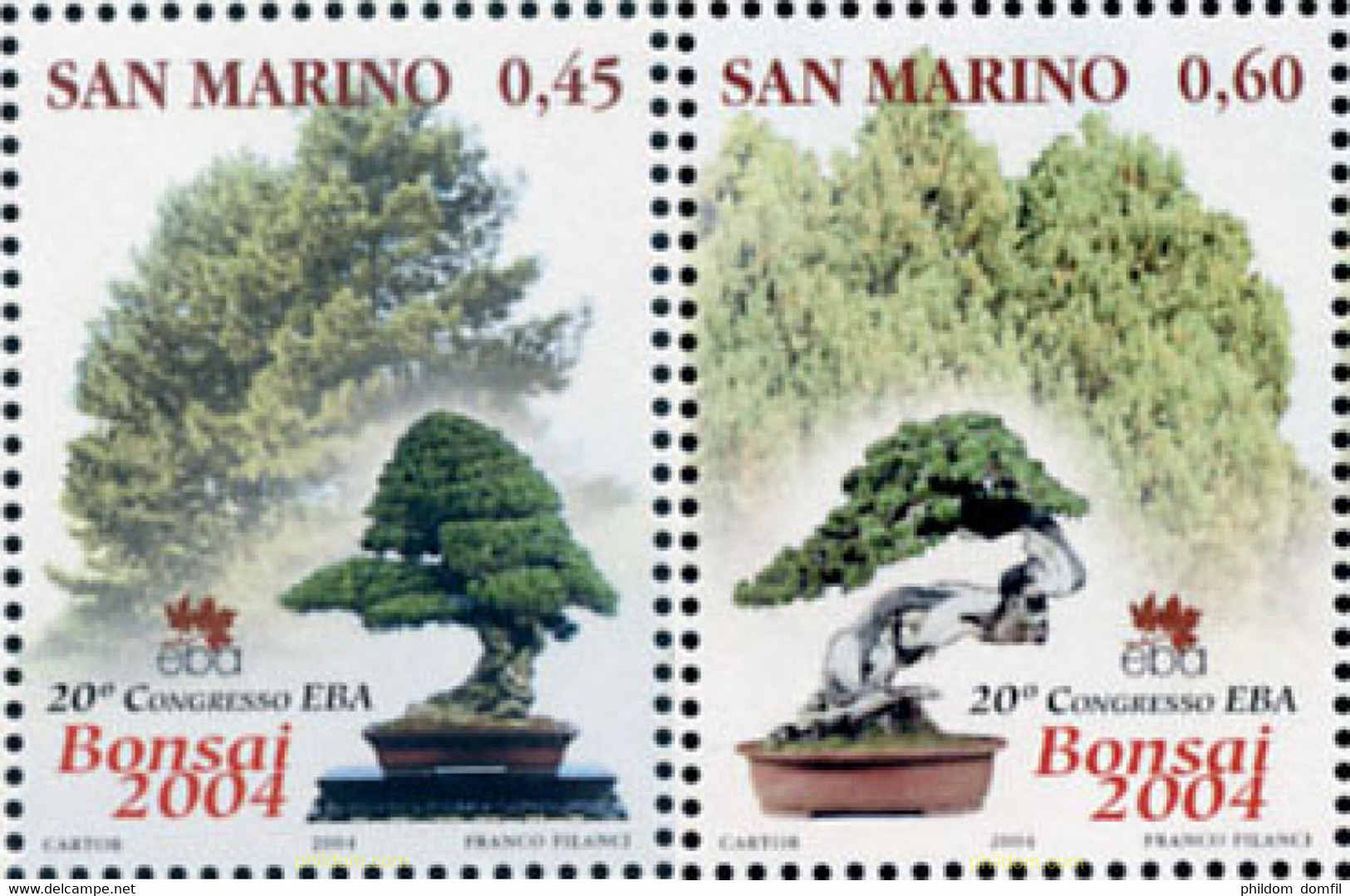 145809 MNH SAN MARINO 2004 20 CONGRESO DE LA EBA - Used Stamps