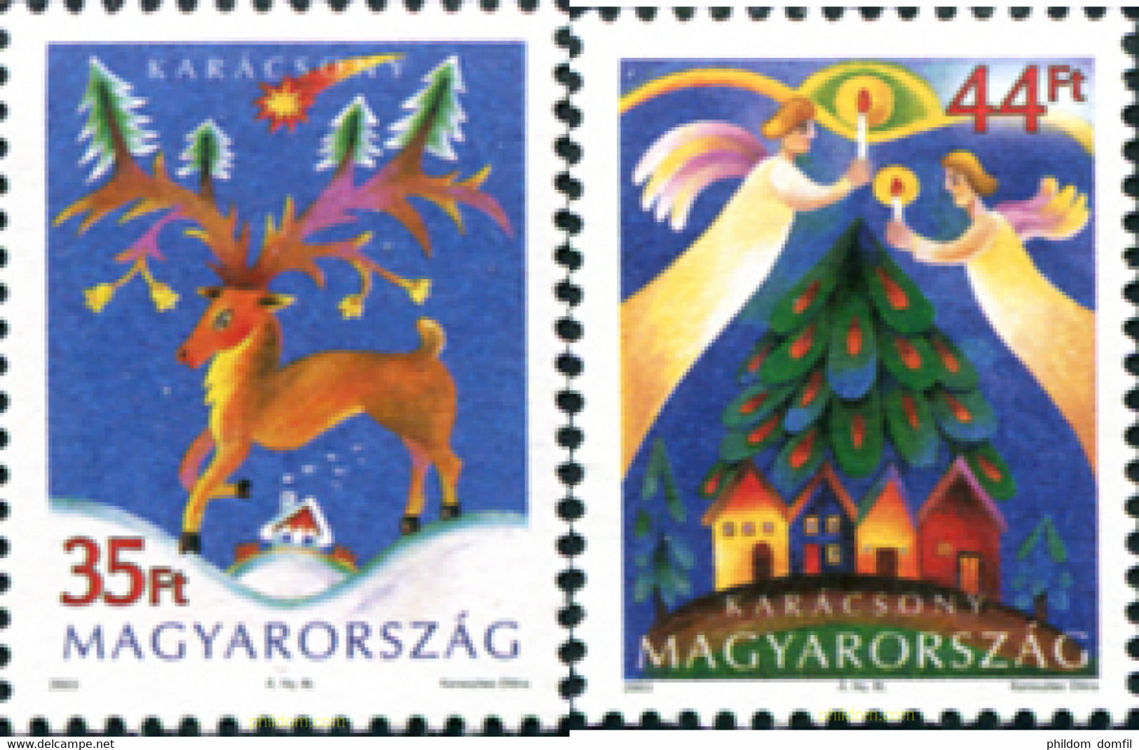 325273 MNH HUNGRIA 2003 NAVIDAD - Used Stamps