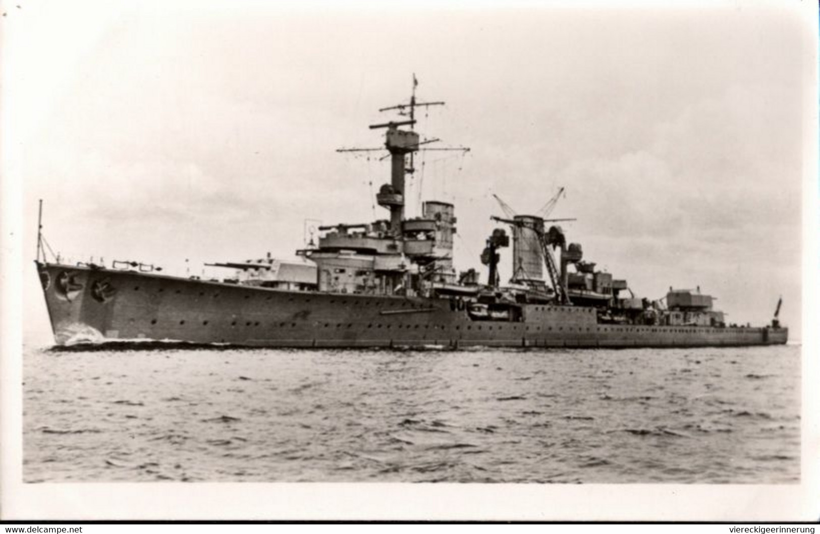 ! Fotokarte, Kreuzer Königsberg, Warship, Kriegsmarine - Guerre