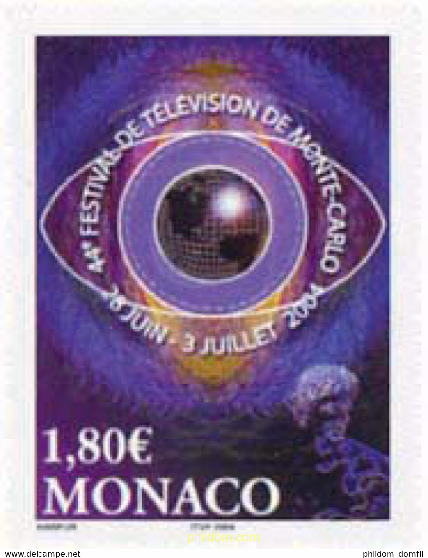 142027 MNH MONACO 2004 44 FESTIVAL DE TELEVISION DE MONTECARLO - Other & Unclassified