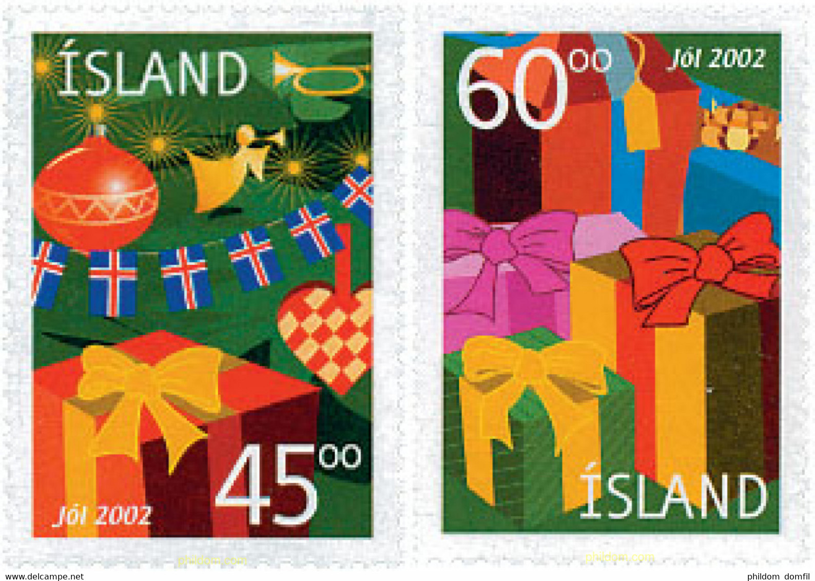 106730 MNH ISLANDIA 2002 NAVIDAD - Collections, Lots & Series